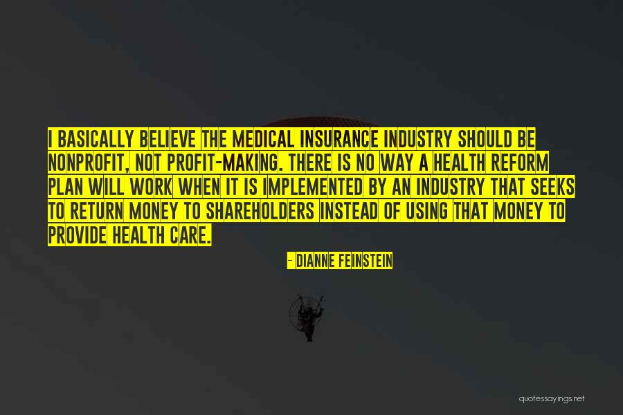 Go Health Insurance Quotes By Dianne Feinstein