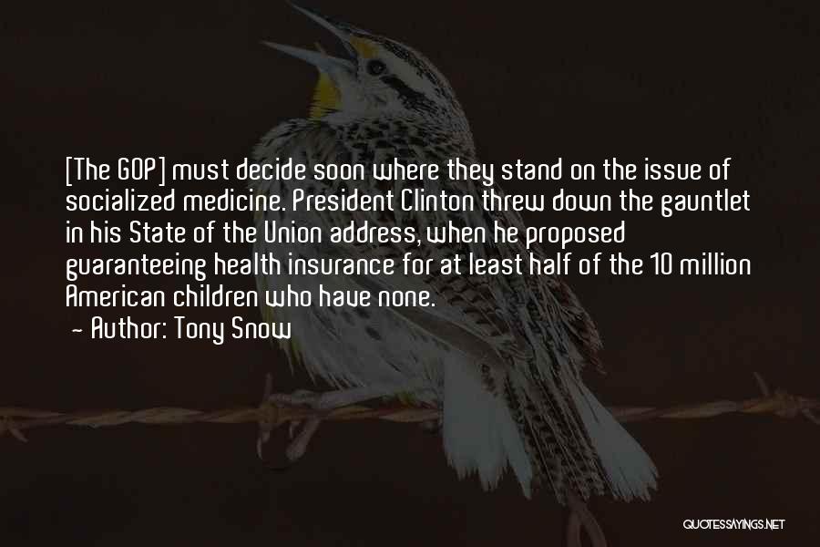 Go Health Insurance Quotes By Tony Snow