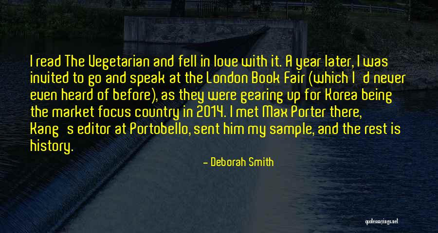 Go Korea Quotes By Deborah Smith Go Korea Quotes By Deborah Smith
