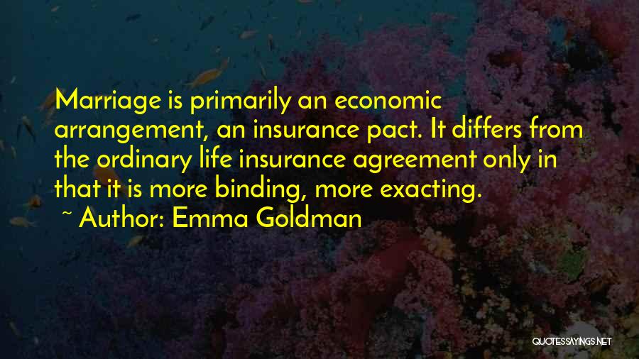 Go Life Insurance Quotes By Emma Goldman