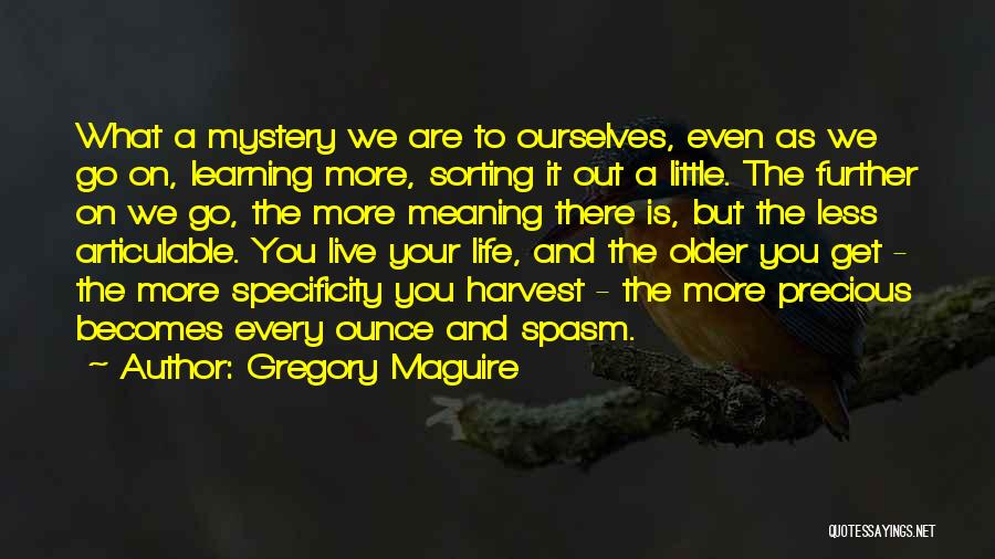 Go Live Life Quotes By Gregory Maguire
