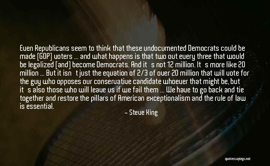 Go Out And Vote Quotes By Steve King Go Out And Vote Quotes By Steve King