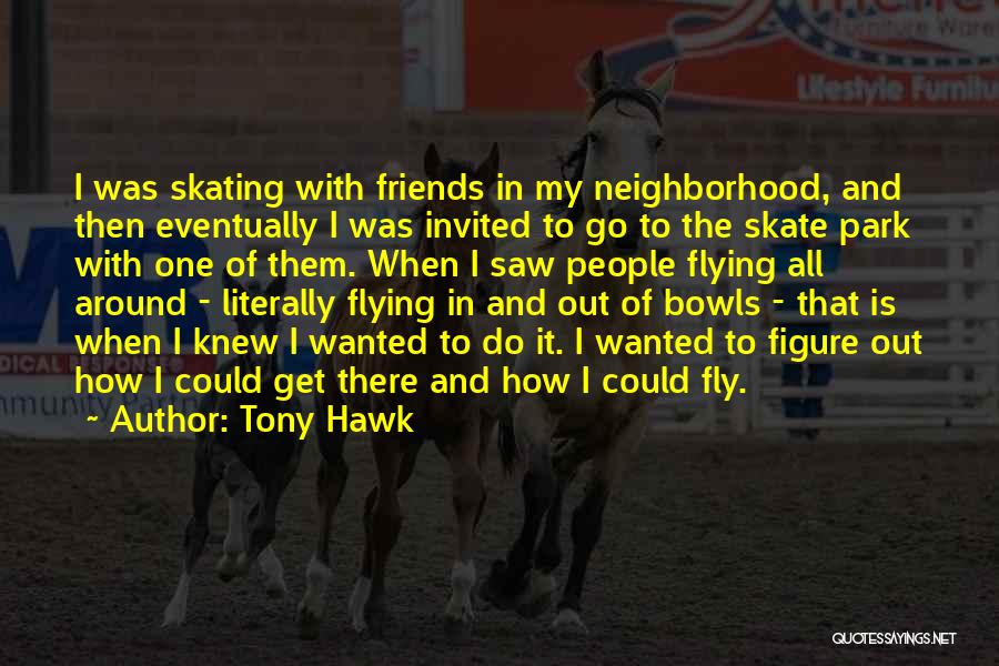 Go Out With Friends Quotes By Tony Hawk