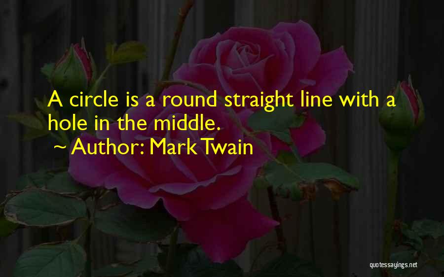 Go Round In Circles Quotes By Mark Twain