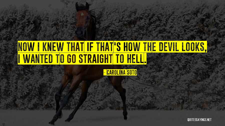 Go Straight To Hell Quotes By Carolina Soto Go Straight To Hell Quotes By Carolina Soto