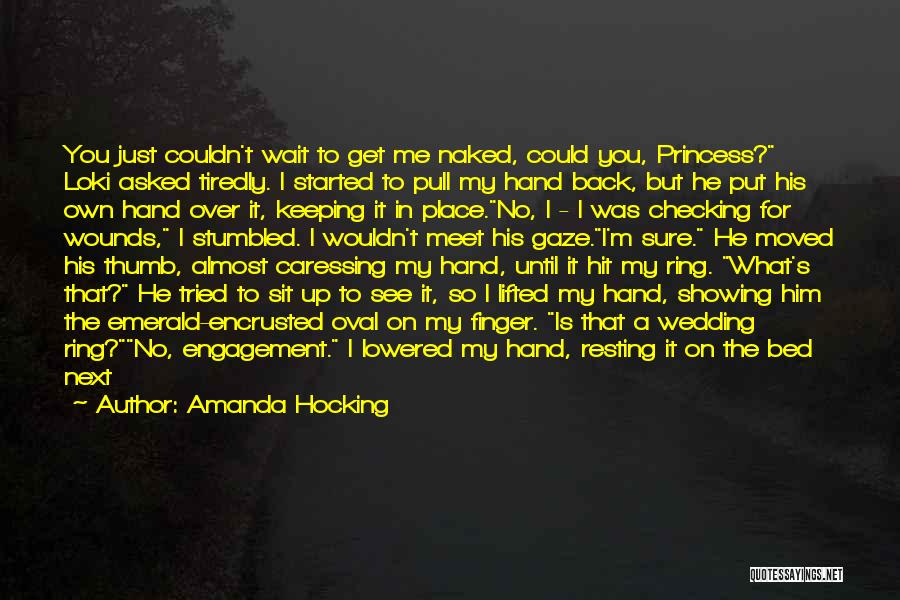 Go To Bed Smiling Quotes By Amanda Hocking