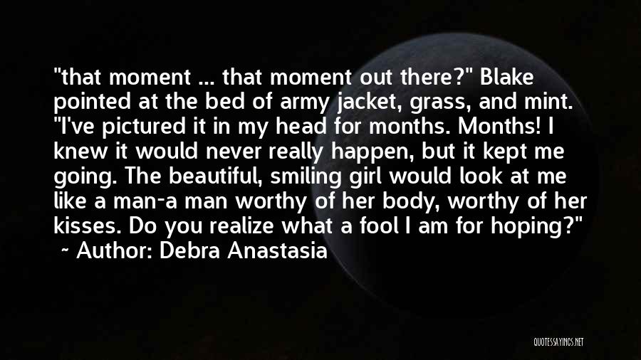 Go To Bed Smiling Quotes By Debra Anastasia