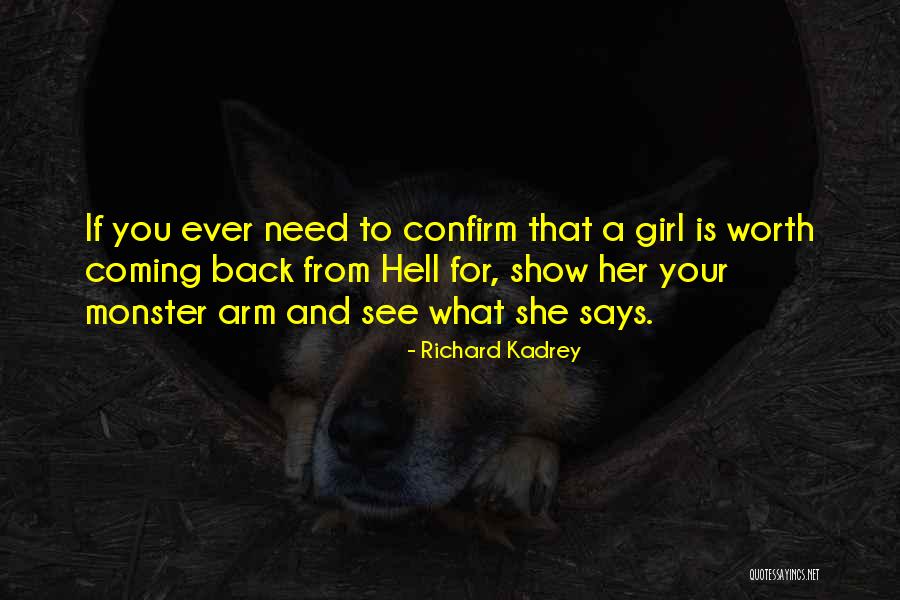 Go To Hell Girl Quotes By Richard Kadrey Go To Hell Girl Quotes By Richard Kadrey