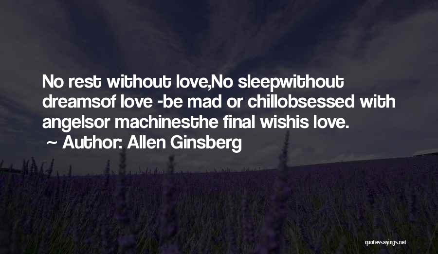 Go To Sleep Mad Quotes By Allen Ginsberg
