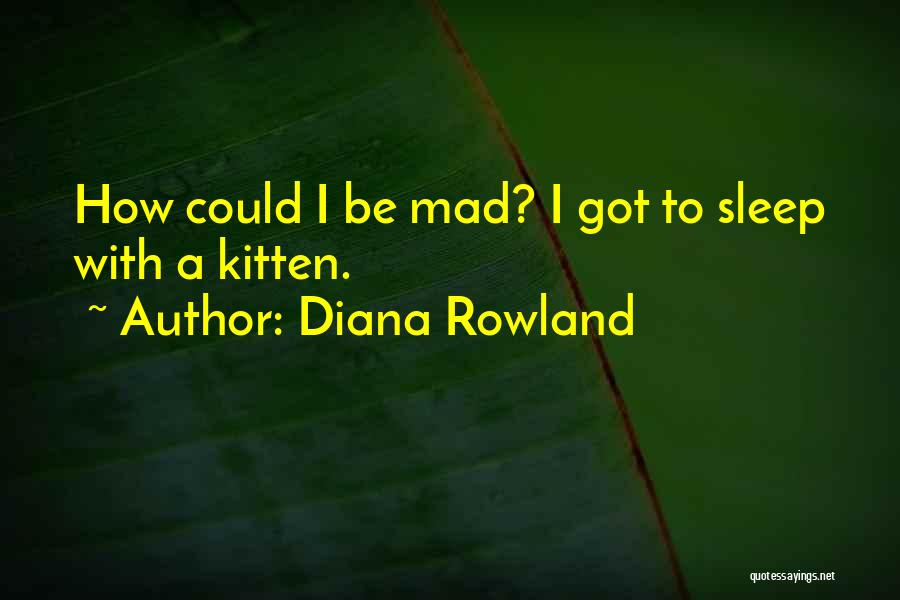 Go To Sleep Mad Quotes By Diana Rowland