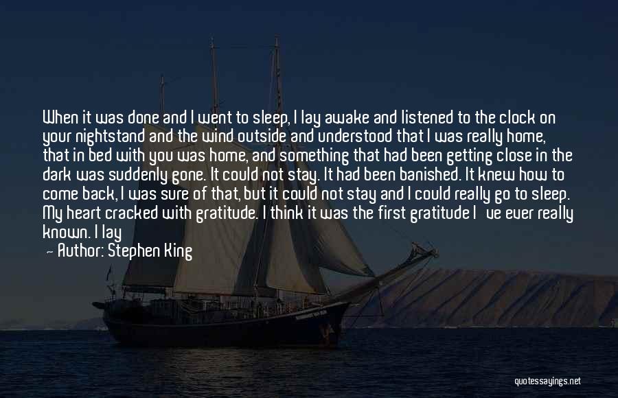 Go To Sleep My Love Quotes By Stephen King