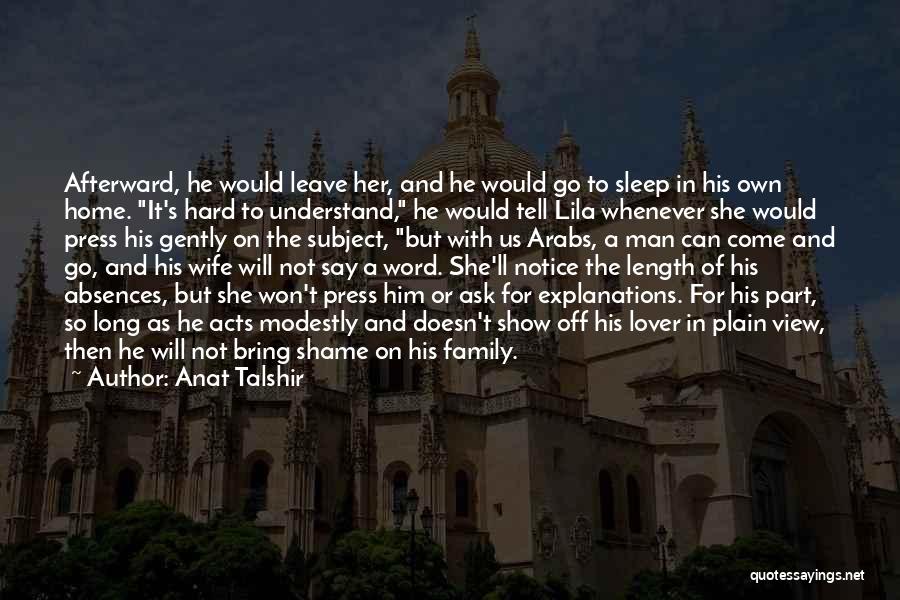 Go To Sleep Quotes By Anat Talshir