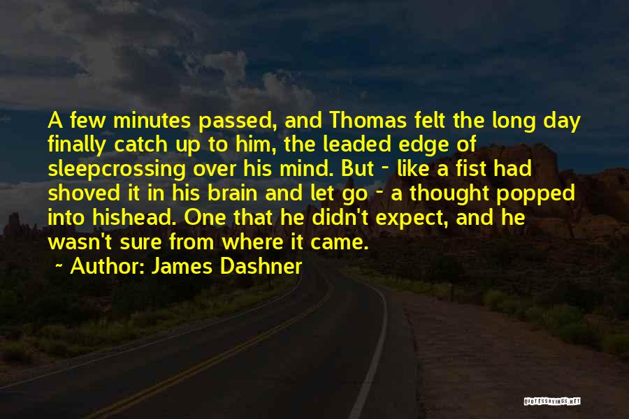 Go To Sleep Quotes By James Dashner