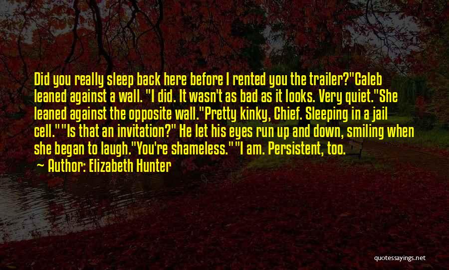 Go To Sleep Smiling Quotes By Elizabeth Hunter