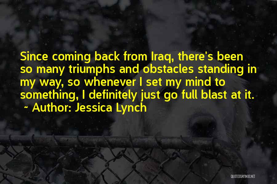Go Way Back Quotes By Jessica Lynch