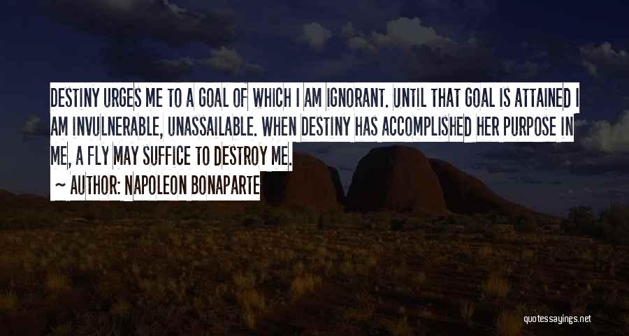 Goal Accomplished Quotes By Napoleon Bonaparte