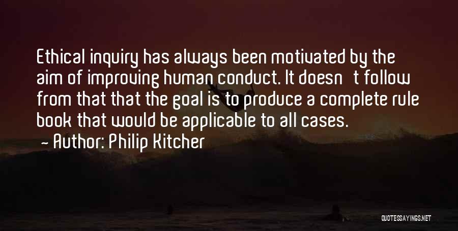 Goal Aim Quotes By Philip Kitcher