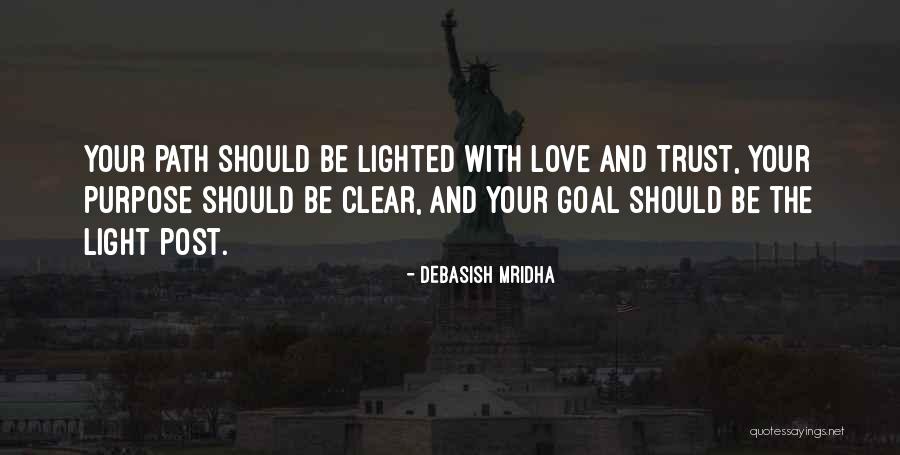 Goal Post Quotes By Debasish Mridha