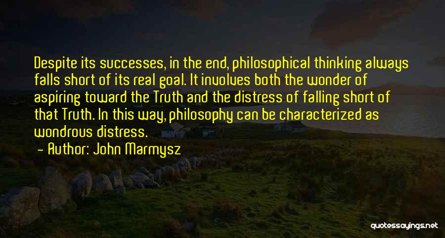 Goal Quotes By John Marmysz