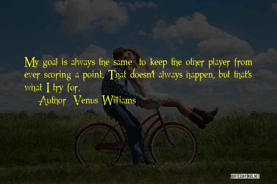 Goal Scoring Quotes By Venus Williams