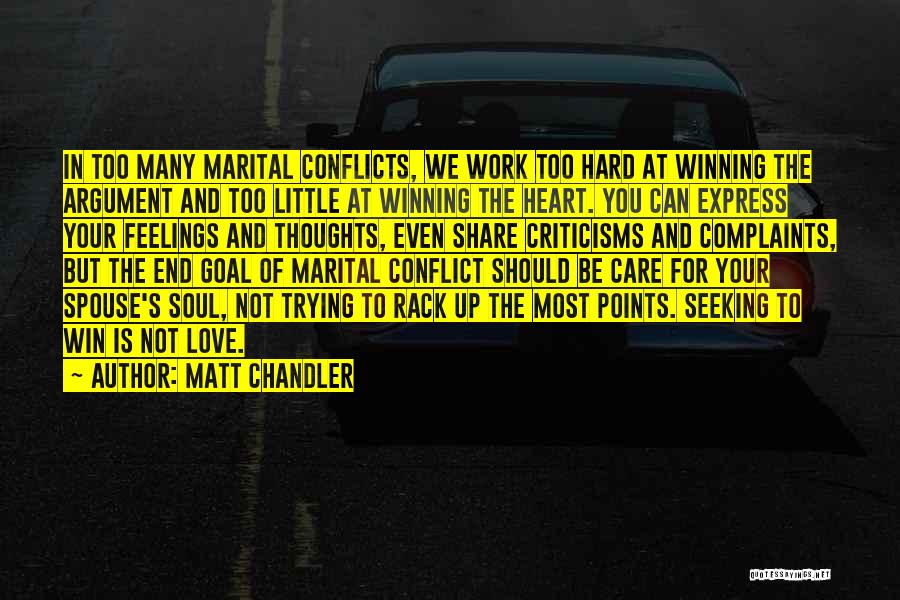 Goal Seeking Quotes By Matt Chandler
