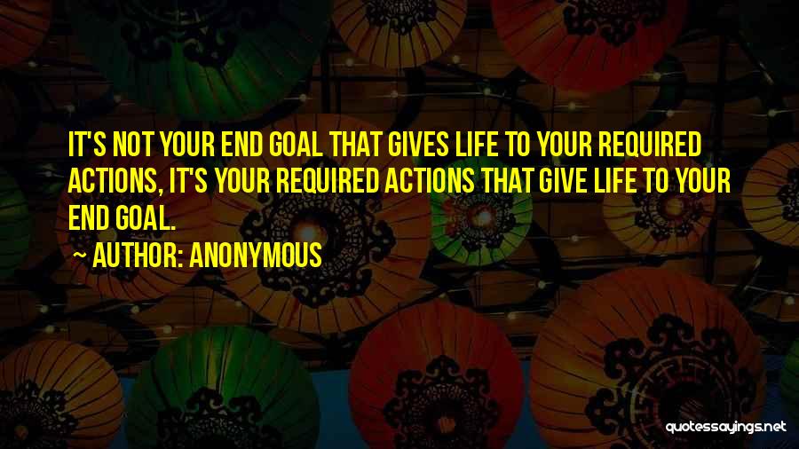 Goal Setting In Life Quotes By Anonymous
