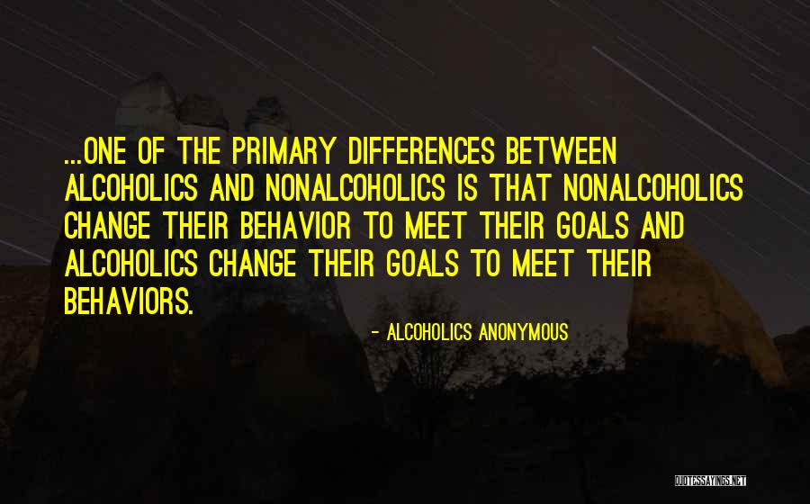 Goals And Change Quotes By Alcoholics Anonymous Goals And Change Quotes By Alcoholics Anonymous