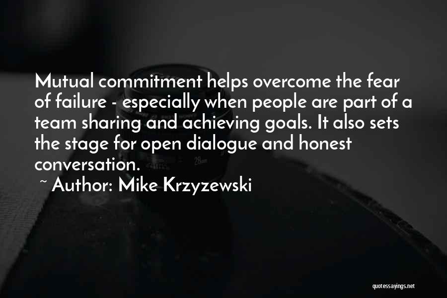 Goals And Commitment Quotes By Mike Krzyzewski