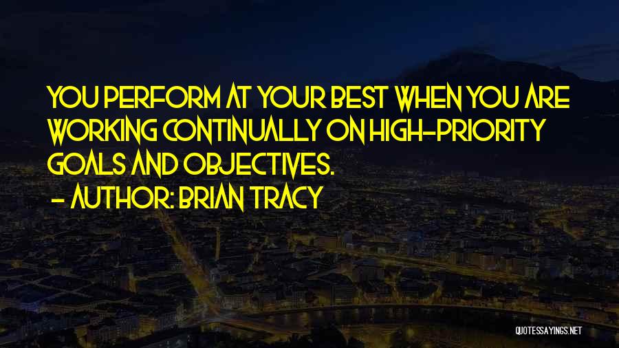 Goals And Objectives Quotes By Brian Tracy