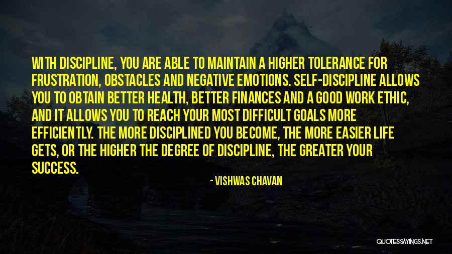 Goals And Obstacles Quotes By Vishwas Chavan