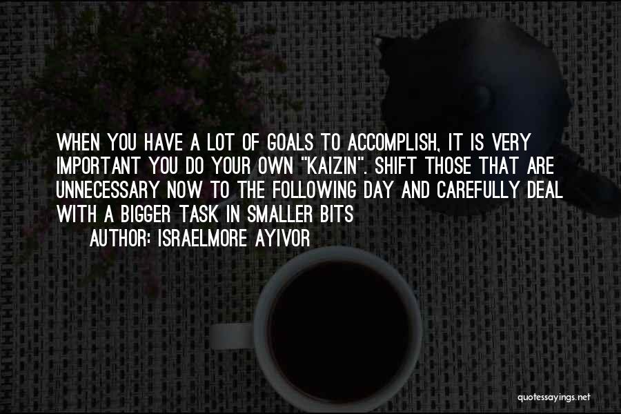 Goals And Plans Quotes By Israelmore Ayivor
