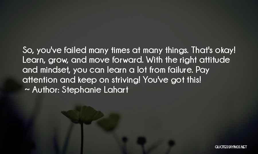 Goals And Plans Quotes By Stephanie Lahart
