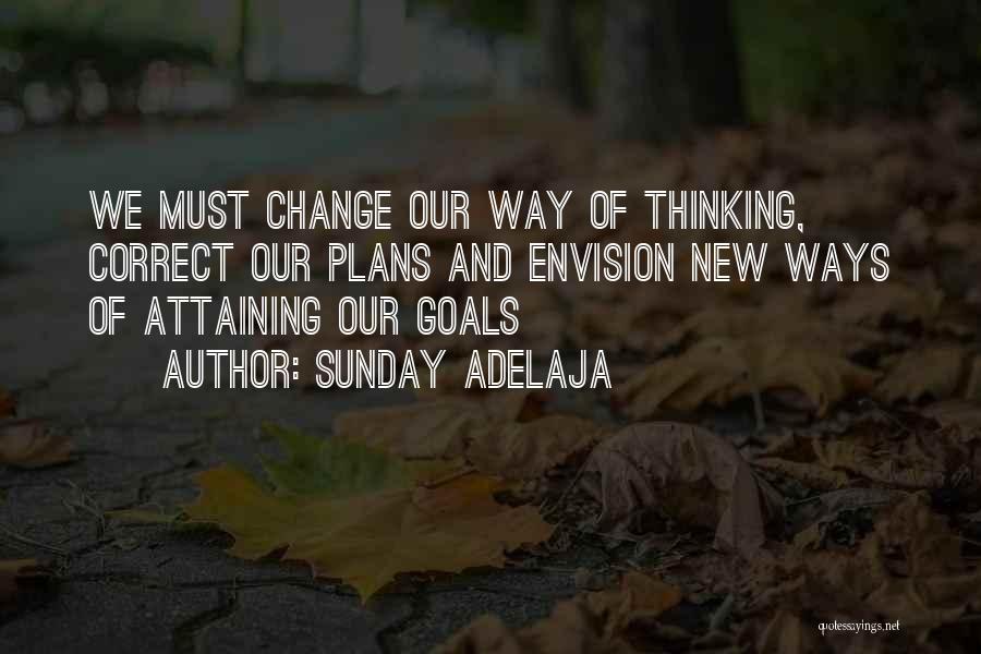 Goals And Plans Quotes By Sunday Adelaja