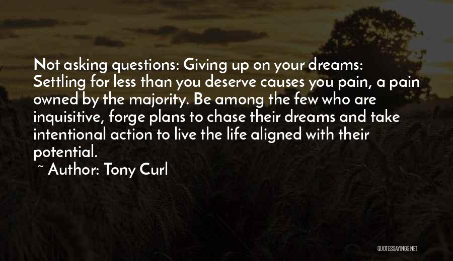 Goals And Plans Quotes By Tony Curl
