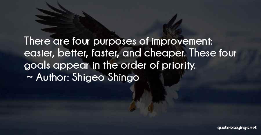 Goals And Self Improvement Quotes By Shigeo Shingo