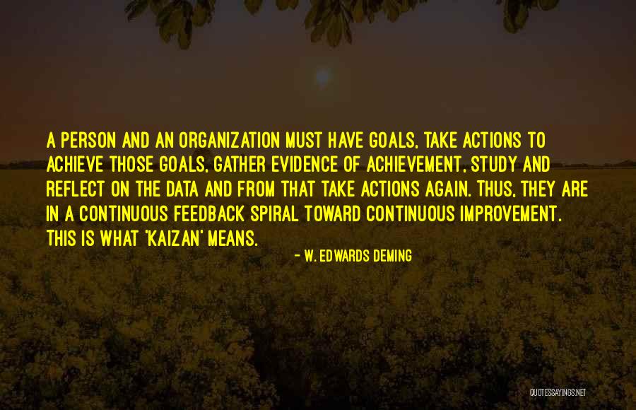 Goals And Self Improvement Quotes By W. Edwards Deming