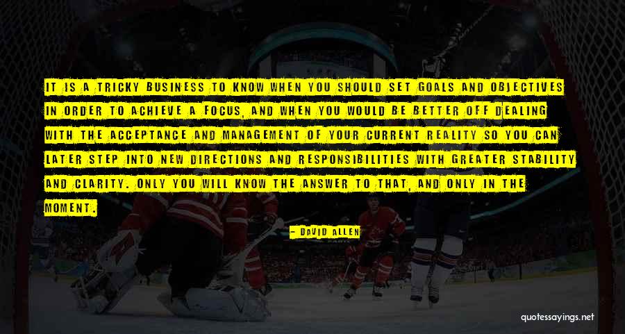 Goals Business Quotes By David Allen Goals Business Quotes By David Allen