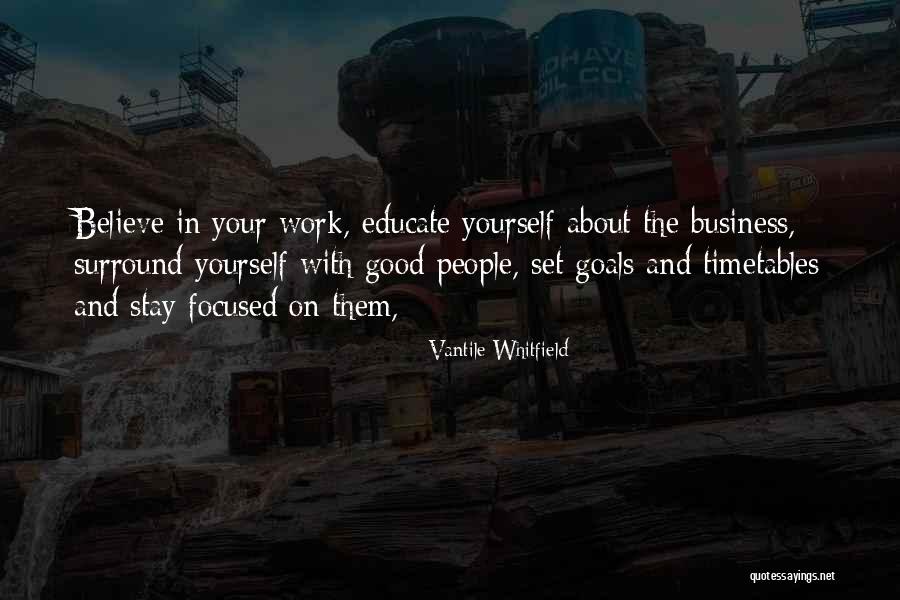 Goals Business Quotes By Vantile Whitfield Goals Business Quotes By Vantile Whitfield