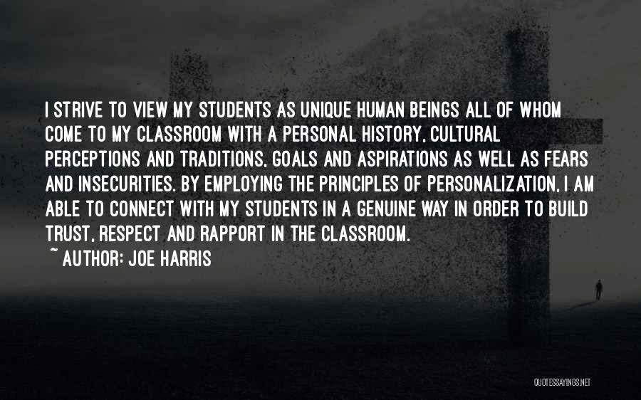 Goals For Students Quotes By Joe Harris