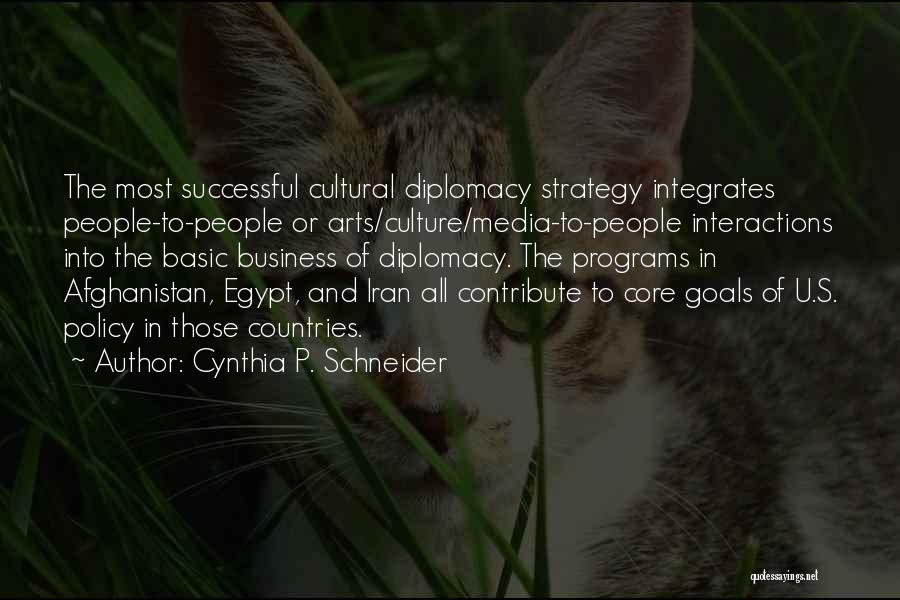 Goals In Business Quotes By Cynthia P. Schneider