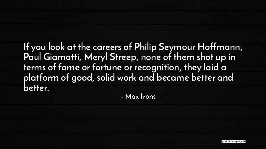 Gochnour Orthodontics Quotes By Max Irons Gochnour Orthodontics Quotes By Max Irons