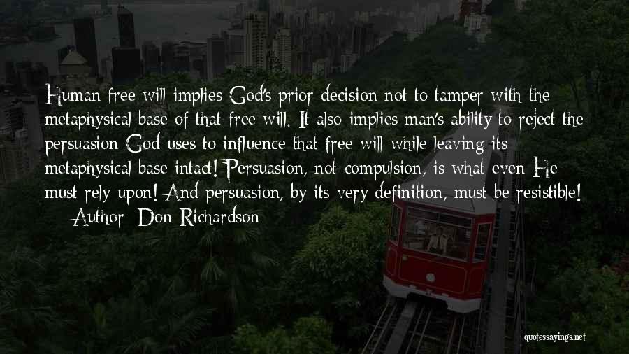 God Ability Quotes By Don Richardson