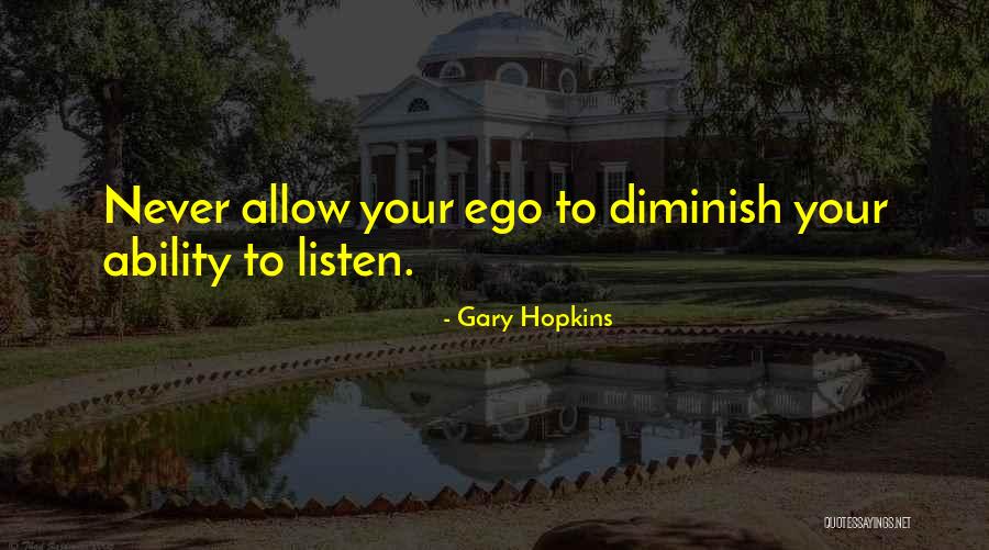 God Ability Quotes By Gary Hopkins