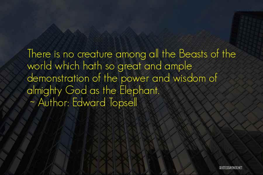 God Almighty Quotes By Edward Topsell