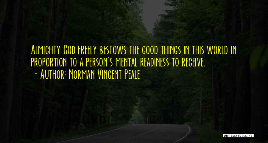 God Almighty Quotes By Norman Vincent Peale