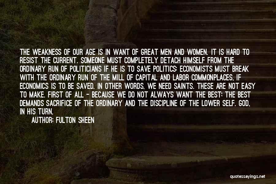 God Always Gives Quotes By Fulton Sheen