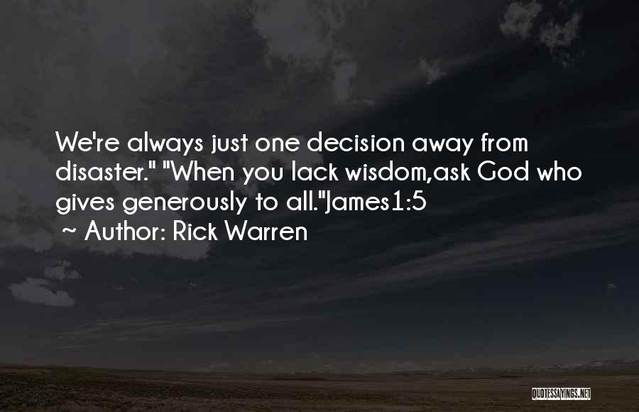 God Always Gives Quotes By Rick Warren