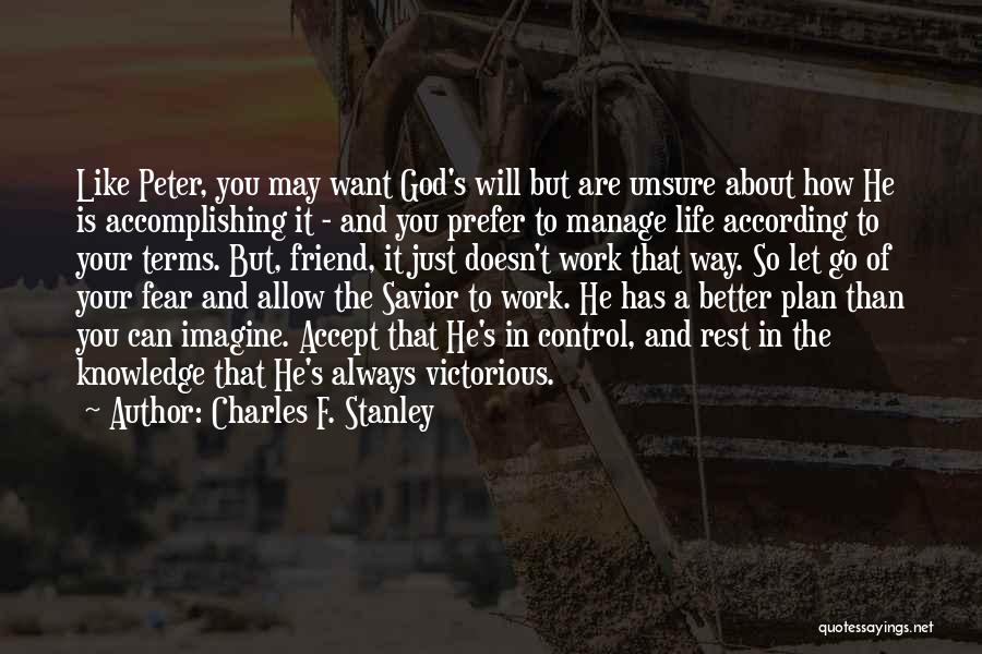 God Always Has A Plan Quotes By Charles F. Stanley