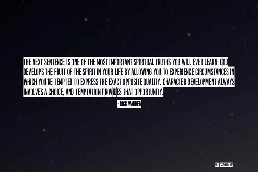God Always Provides A Way Out Quotes By Rick Warren God Always Provides A Way Out Quotes By Rick Warren