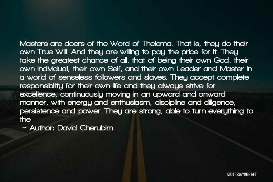 God And Being Strong Quotes By David Cherubim